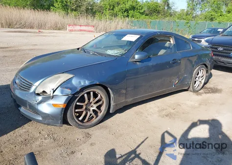 2005 Infiniti G35 z USA, uszkodzony, nr VIN JNKCV54E55M426136